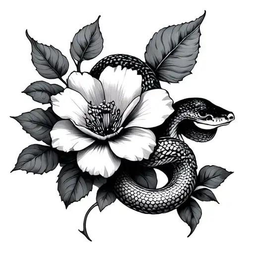 Flower And Snakes