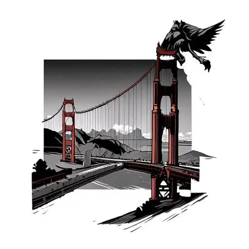 Golden Gate With Scroog Mcduck