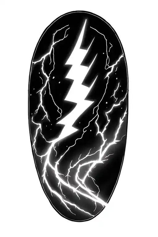 Religious Shoulder Piece With Lightning