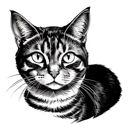 A Cat In Sailor Jerry Style