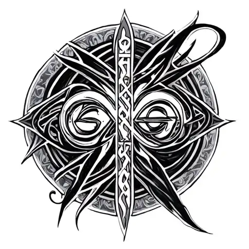 Van And Ian Ambigram