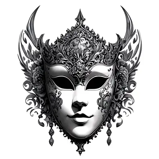 Venetian Mask And Manga One Piece Incorporating Elements