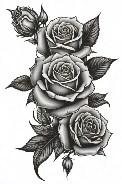 Coy And Roses