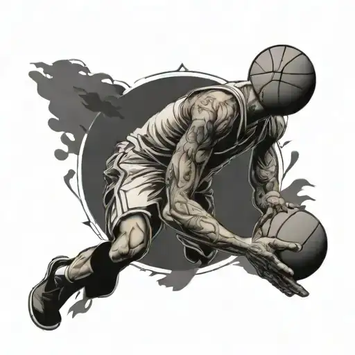 Basketball Player Shooting