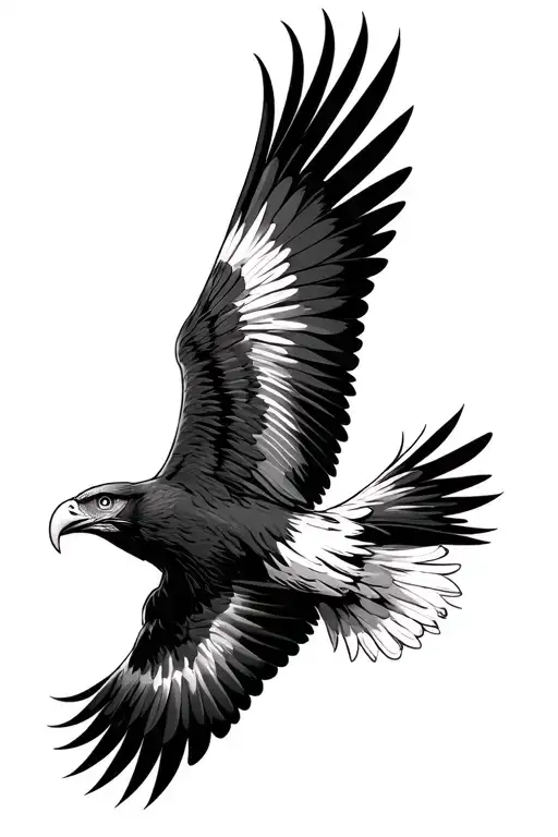 Wedge Tail Eagle In Southern Cross