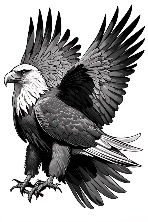 Wedge Tail Eagle In Southern Cross