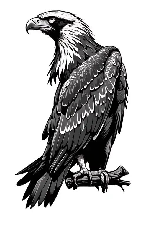 Wedge Tail Eagle In Southern Cross