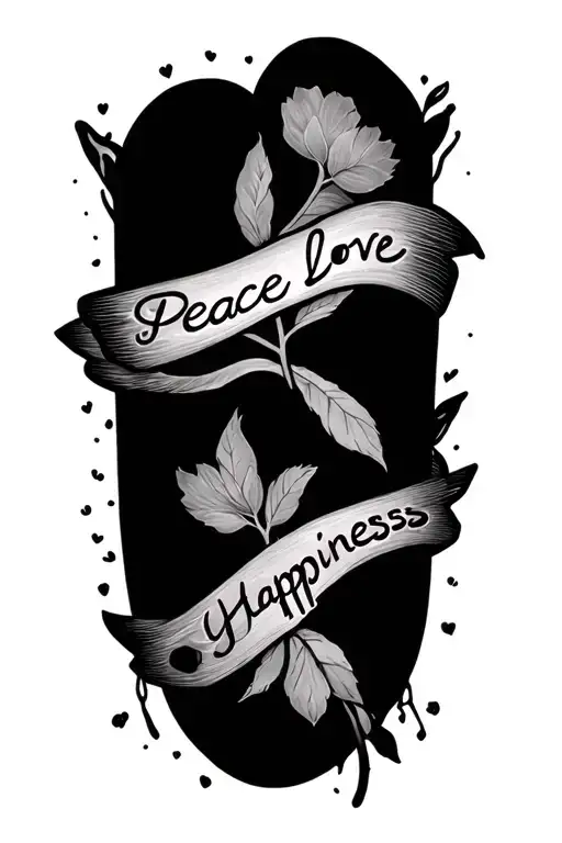 Peace Love Happiness