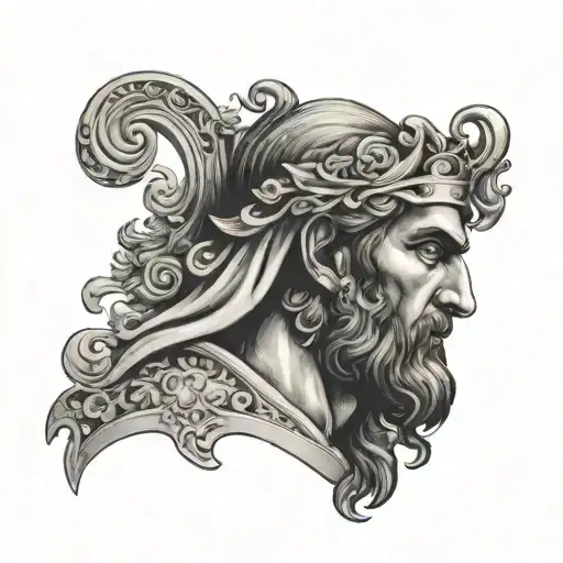 Greek God And Mount Olympus