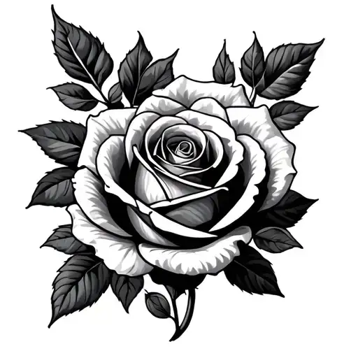 Rose And A Kenyan Traditional With A Blend Together To Form