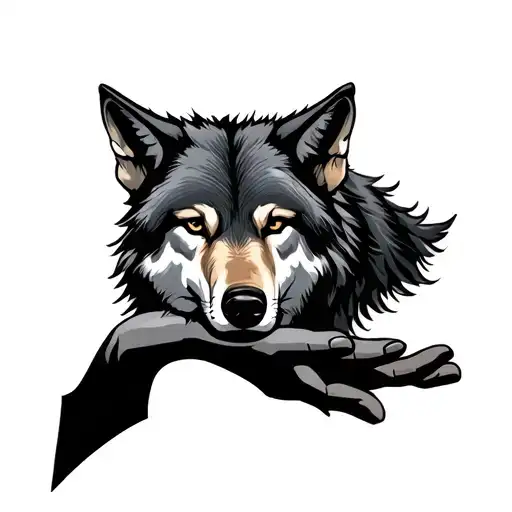 Wolf On Hand