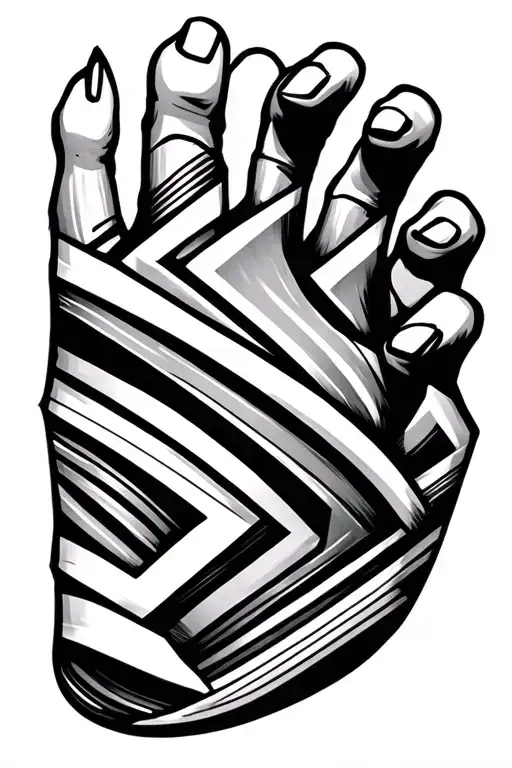 Geometric Lines For Hand