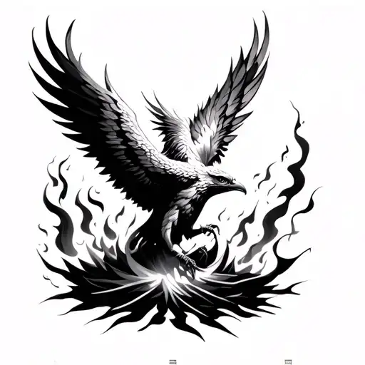 Phoenix Rising From The Ashes