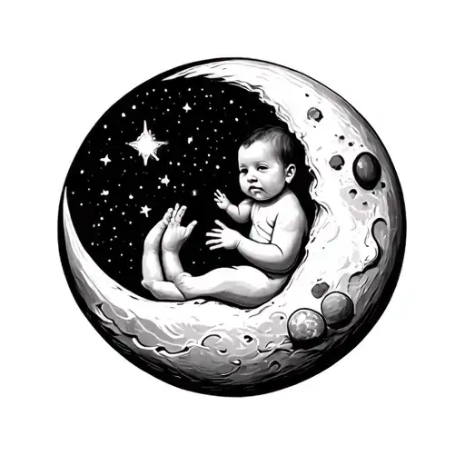 Baby On Moon