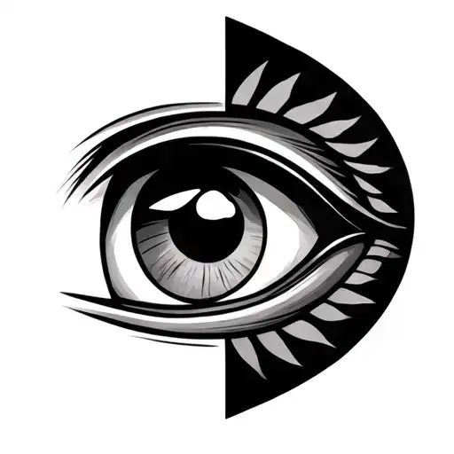 Eye Of Ra Left Angle Black