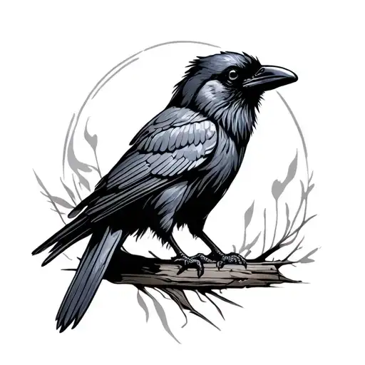 Crow Sitting