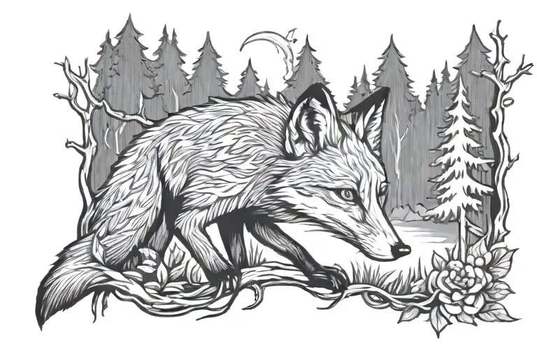 Fox And Woods Leading