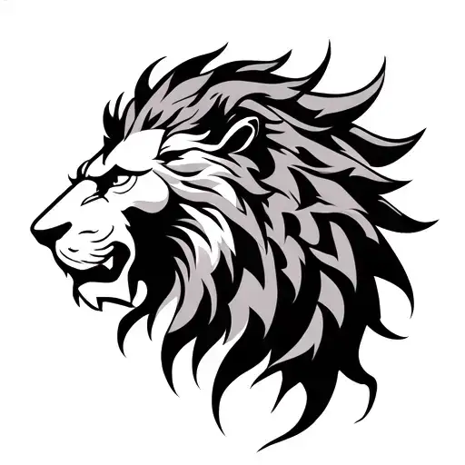 Lionhead With Sigil Of Salomo
