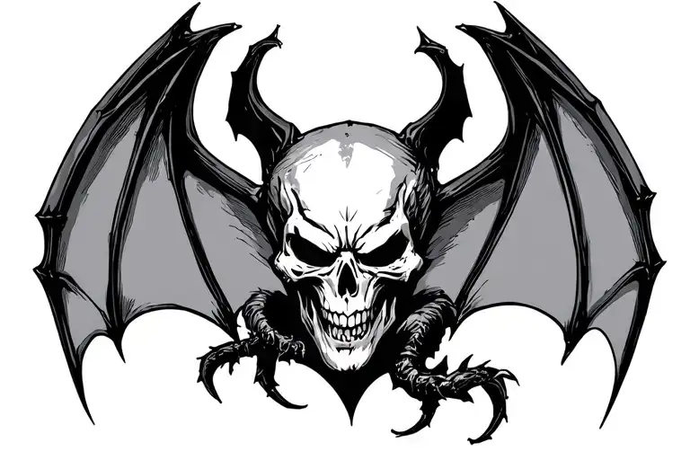 Death Bat Avenged Sevenfold Logo
