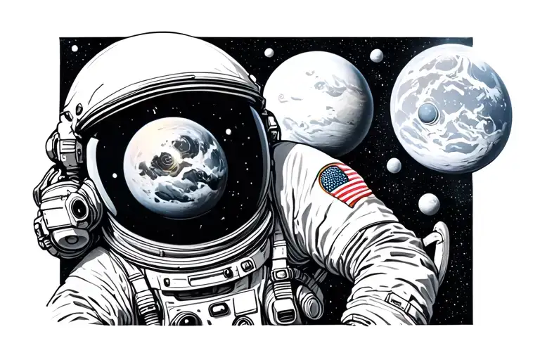 Space With Astronaut