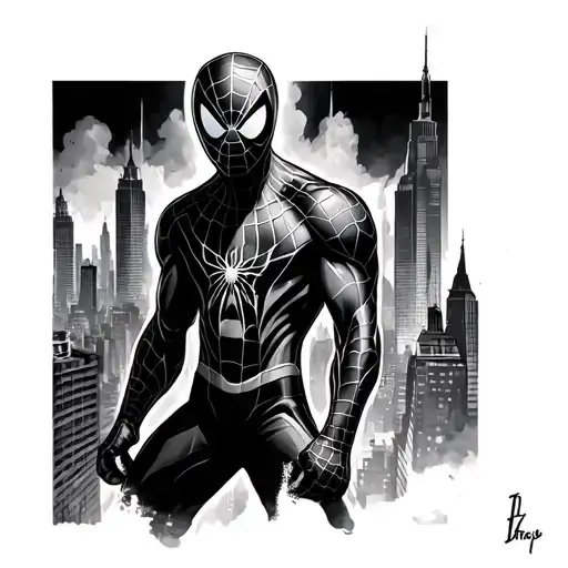 Spiderman With Skyscrapers