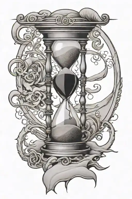 Hour Glass Wasteing The Sand