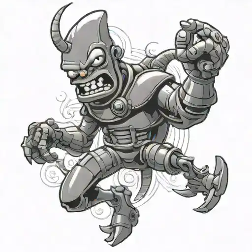 Futurama Leg Sleeve Evil