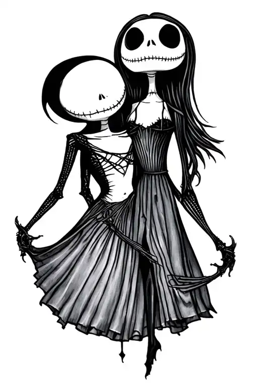 Jack And Sally Nightmare Before Christmas