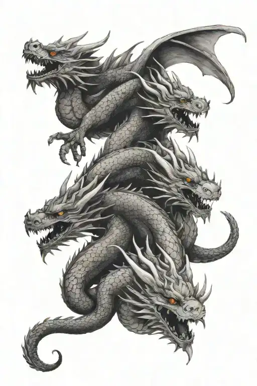 Three Dragons Almost Straight