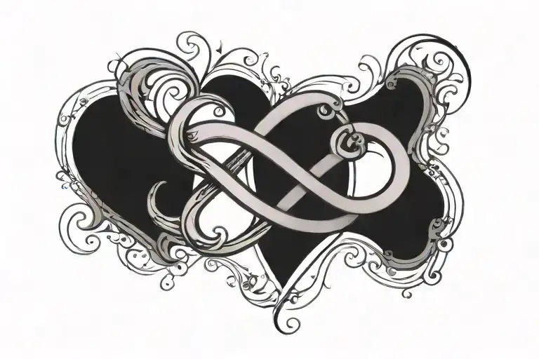 Infinity Symbol With Heart