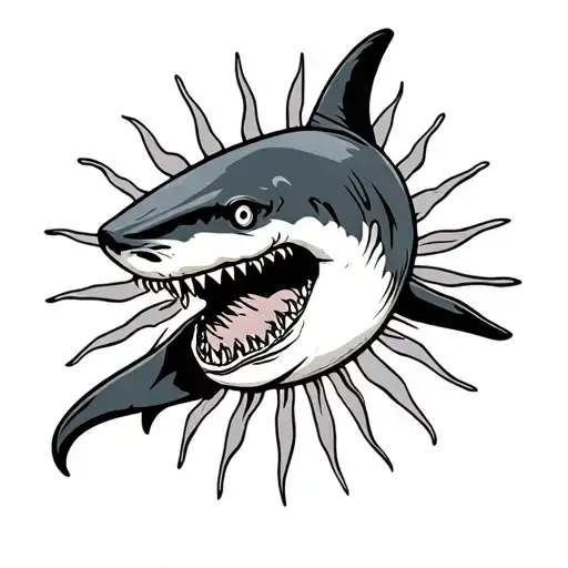 Shark And Sun