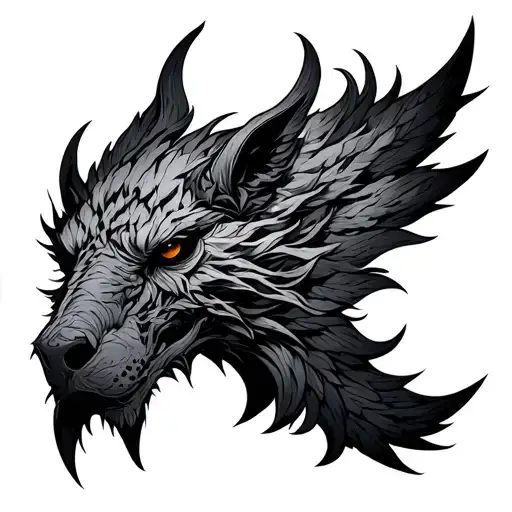 Aegishjalmur Sketch Style