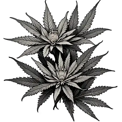 Marijuana Flower Realistic