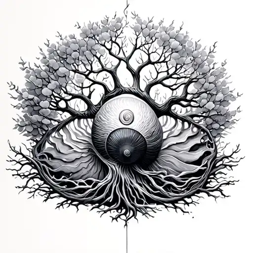 Tree Of Life And Nautilus