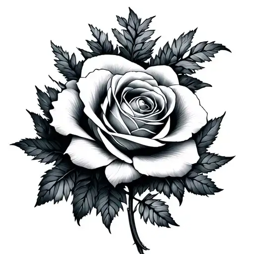 Cornflower And Rose Wrapped Antiparallel