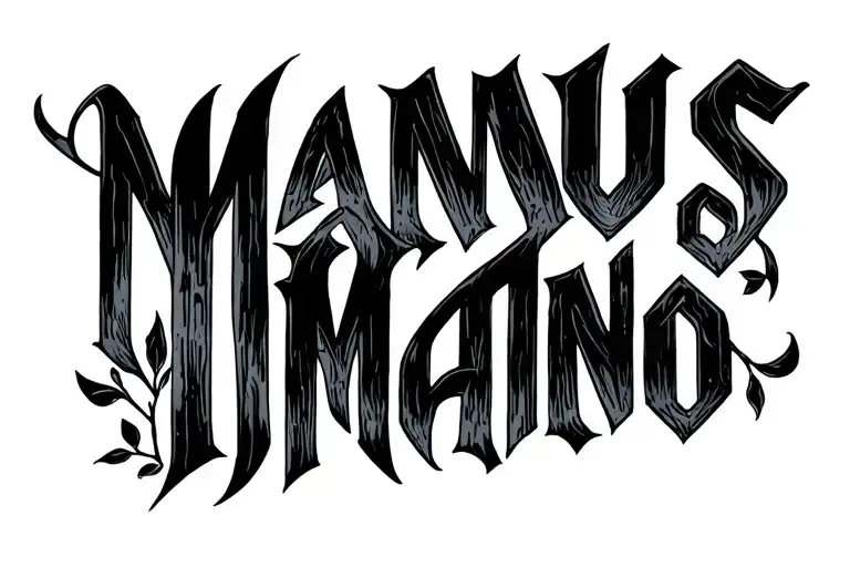 Manus In Mano Text