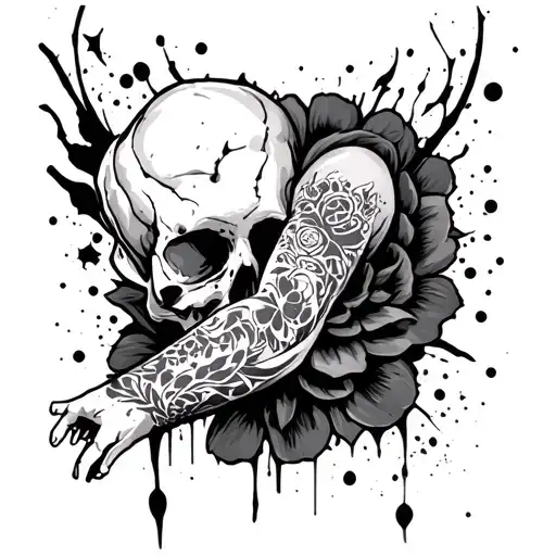 Trash Polka Sleeve