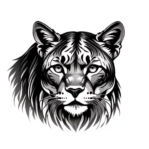 Frontal Cougar With Deep Glance