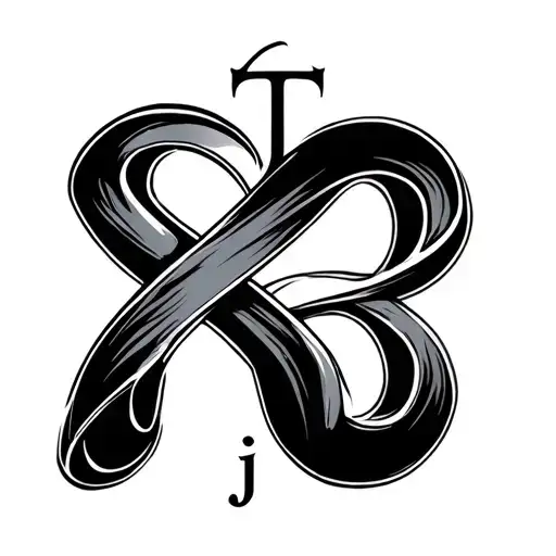 Infinity Symnol Made With The Letter J T C J I H