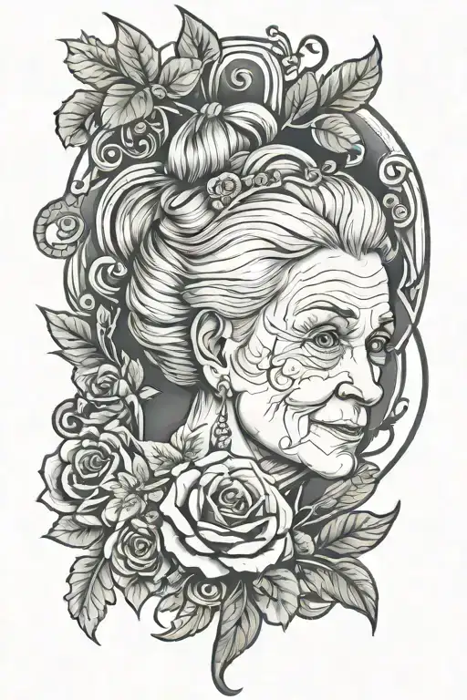 Fore Arm Tattoo Grandma Memorial