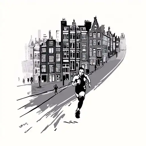 Minimalist Amsterdam Marathon