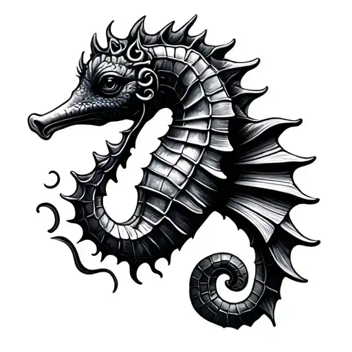 Grandfather Memorials Seahorse