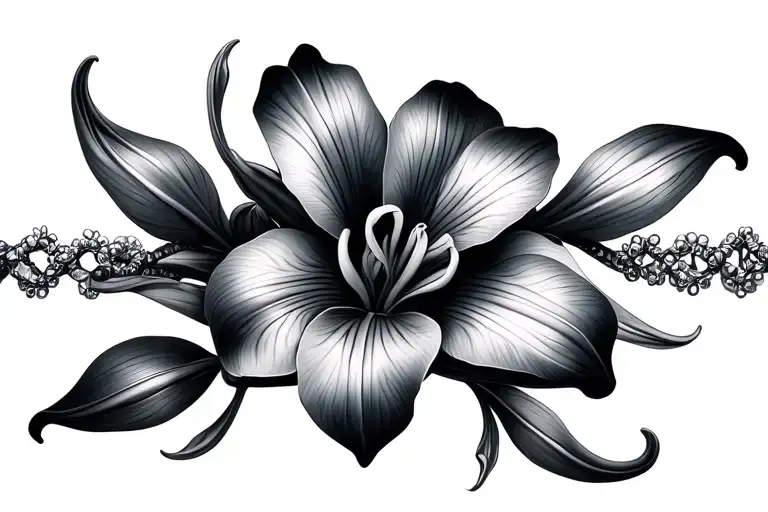 Lily Orchid Flower Bracelet Iris Flowers Going