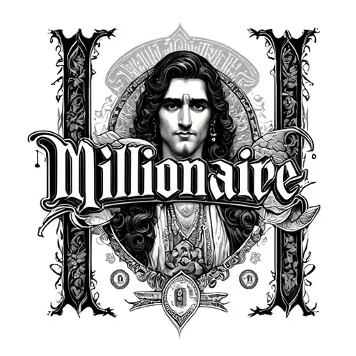 Millionaire Word With A Mhadev Picture