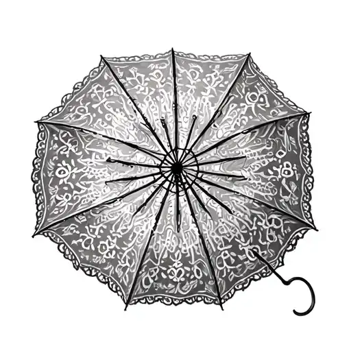 Vintage Lace Umbrella