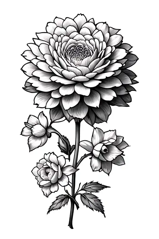 Chrysanthemum Roses Daffodils Sprouting