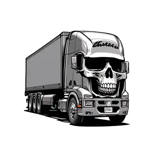 Skull Rig Truck Driving