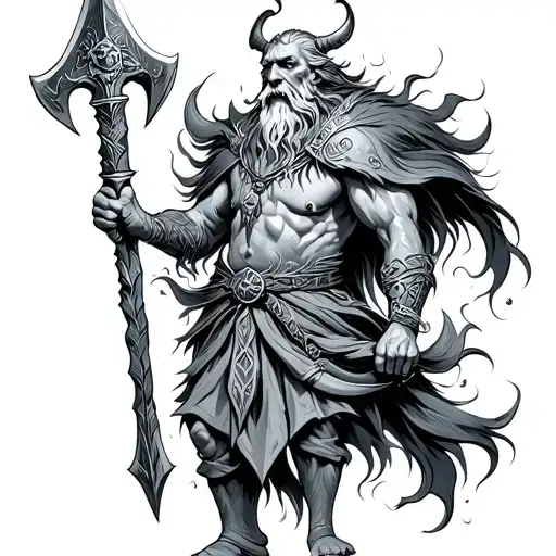 Old Norse God Wielding