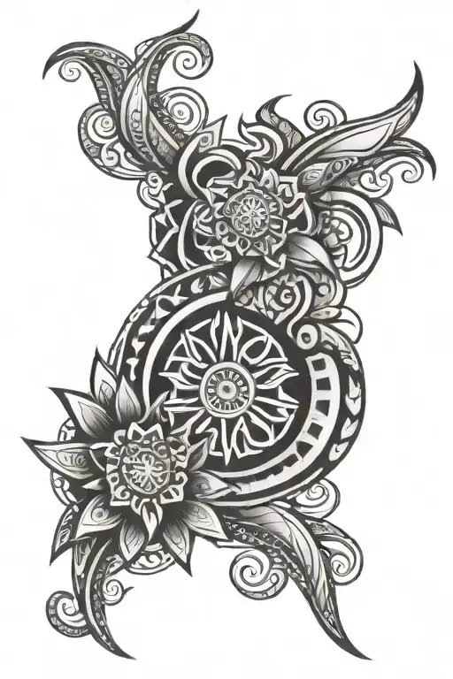 Filipino Tribal Tattoo Design
