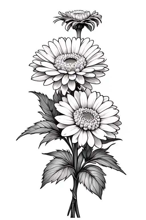 Chrysanthemum Bouquet Fine Line Stem Says Gavin